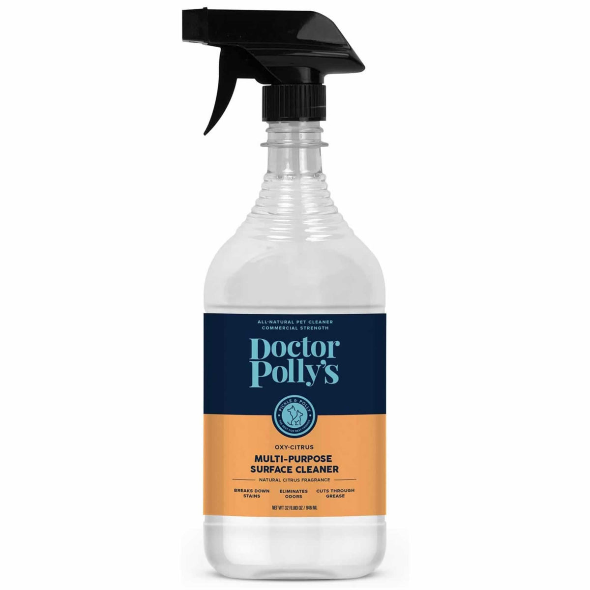 A bottle of Dr. Polly's Oxy Cleaner (32oz).