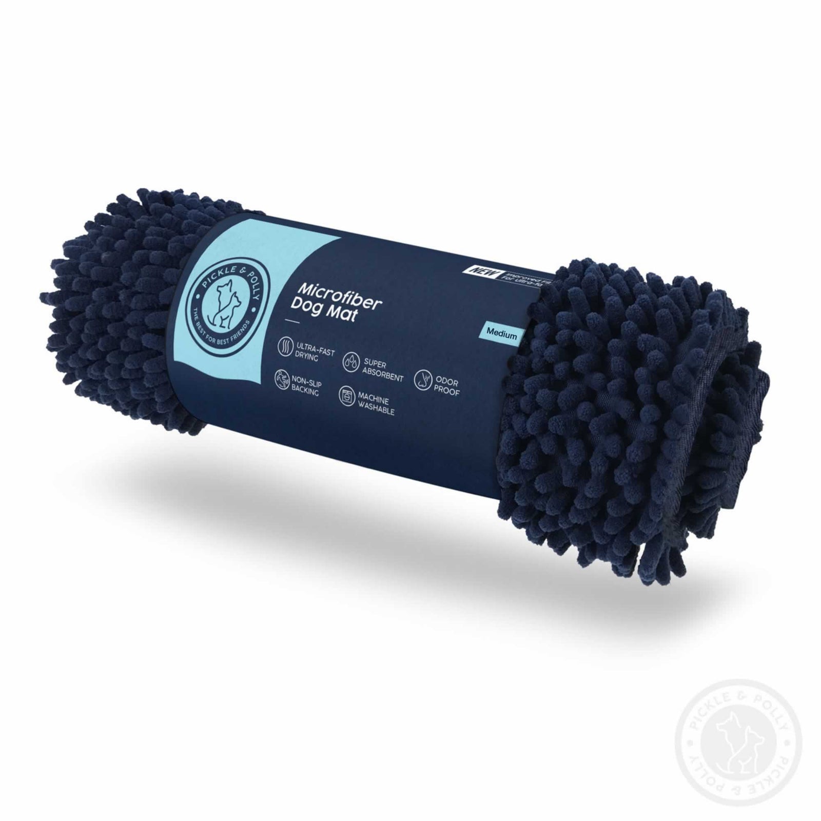 A Pickle & Polly Microfiber Pet Mat (Medium).